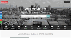 Desktop Screenshot of businesslist.com.ng