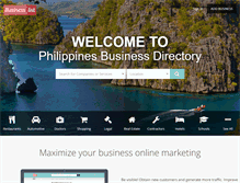 Tablet Screenshot of businesslist.ph