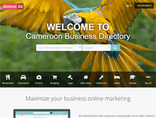 Tablet Screenshot of businesslist.co.cm